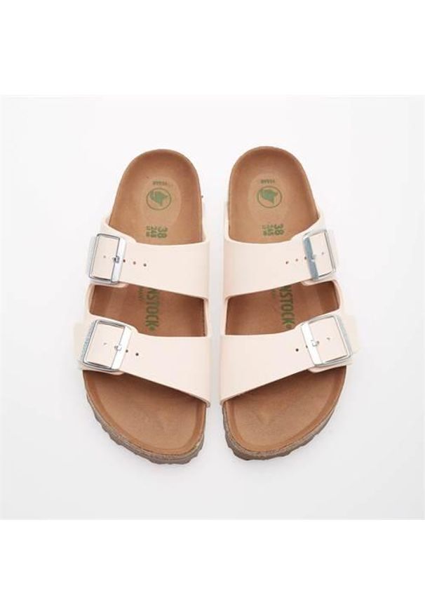 Klapki damskie Birkenstock Arizona Vegan BF. Kolor: różowy. Materiał: materiał