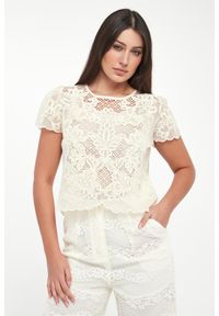 Twinset Milano - Bluzka damska koronkowa TWINSET. Materiał: koronka #1