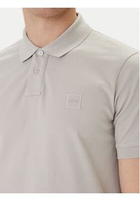 BOSS Polo Passenger 50507803 Beżowy Slim Fit. Typ kołnierza: polo. Kolor: beżowy. Materiał: bawełna #4
