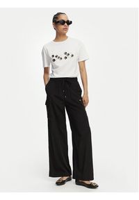 Liu Jo Beachwear Spodnie materiałowe VA6034 T2920 Czarny Relaxed Fit. Kolor: czarny. Materiał: syntetyk #4