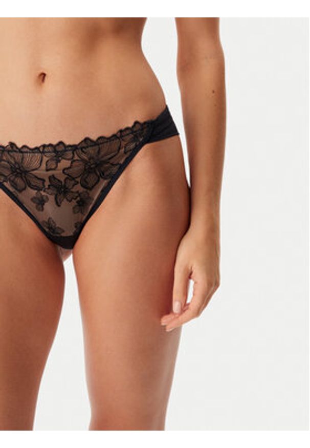 Hunkemöller Figi brazylijskie Jemima 301076 Czarny. Kolor: czarny. Materiał: syntetyk