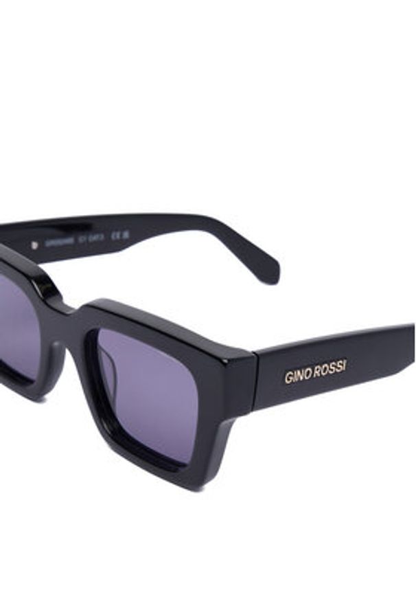 Gino Rossi - GINO ROSSI Okulary przeciwsłoneczne GR55249S Czarny. Kolor: czarny