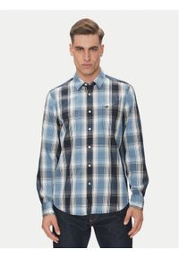 Mustang Koszula Chester 1016237 Niebieski Regular Fit. Kolor: niebieski. Materiał: bawełna #1