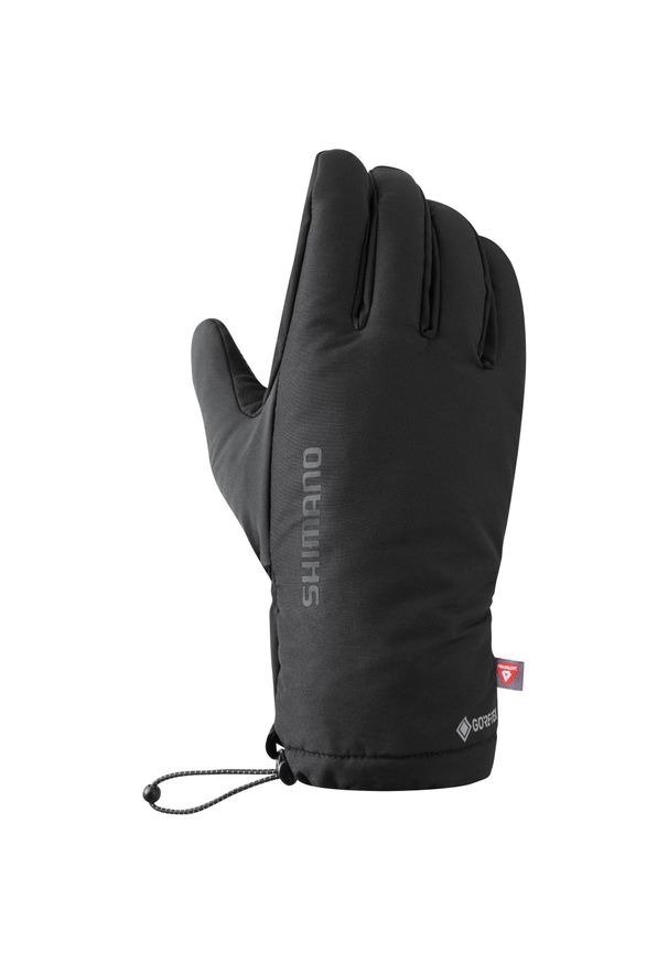 SHIMANO - Rękawiczki kolarskie GORE-TEX GRIP Primaloft Gloves. Kolor: czarny. Technologia: Gore-Tex. Sezon: zima. Sport: kolarstwo