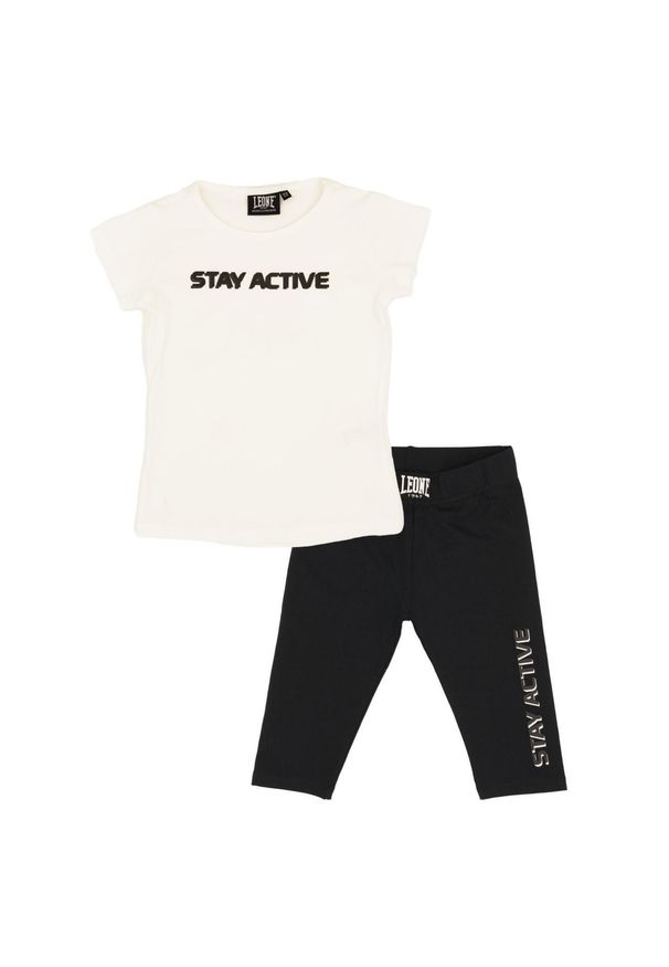 LEONE 1947 APPAREL - Strój dziewczyny energetycznej. Okazja: na uczelnię. Kolor: czarny. Materiał: dresówka. Styl: sportowy