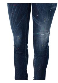 DSQUARED2 - Dsquared2 Jeansy "Skater Jean" | S71LB1165 S30789 | Mężczyzna | Granatowy. Okazja: na co dzień. Stan: obniżony. Kolor: niebieski. Sezon: lato. Styl: elegancki, casual