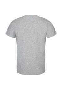 Męski bawełniany t-shirt Kilpi TYPON-M. Kolor: szary. Materiał: bawełna. Sport: turystyka piesza