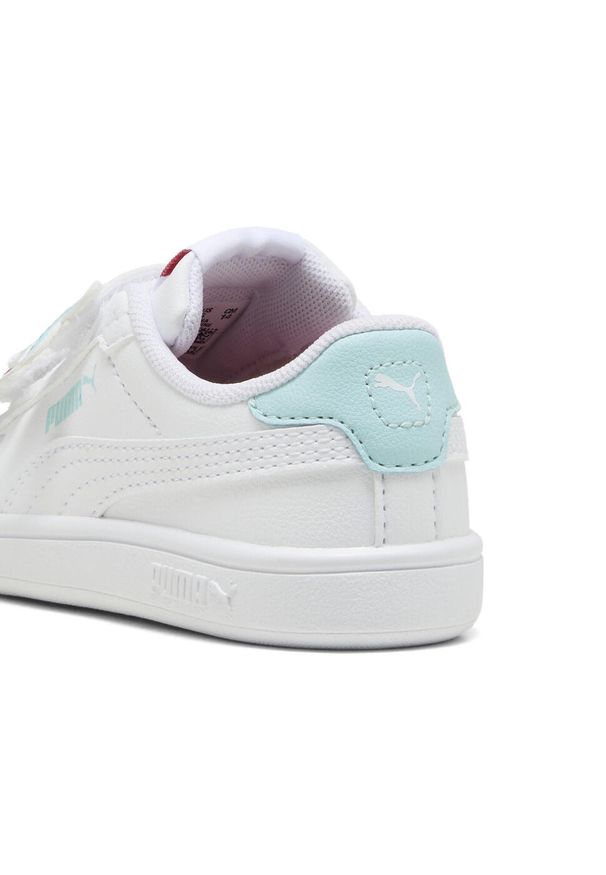 Puma - Sneakersy dla małych dzieci Smash 3.0 Badges PUMA White Safe Lake Red Fire Blue. Kolor: niebieski, wielokolorowy, biały. Sport: turystyka piesza