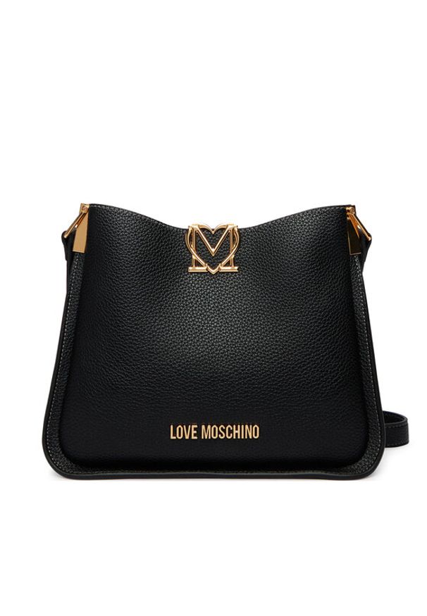 Love Moschino - LOVE MOSCHINO Torebka JC4127PP1OLM0000 Czarny. Kolor: czarny. Materiał: skórzane