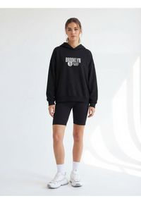 Sinsay - Bluza z kapturem z nadrukiem Brooklyn Nets NBA - szary. Typ kołnierza: kaptur. Kolor: szary. Wzór: nadruk #1