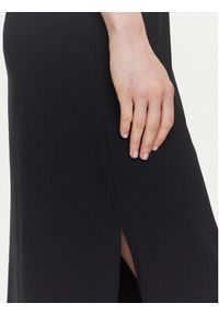 Emporio Armani Underwear Sukienka codzienna EW000494 AF10881 UC001 Czarny Regular Fit. Okazja: na co dzień. Kolor: czarny. Materiał: bawełna. Typ sukienki: proste. Styl: casual #5