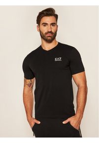 EA7 Emporio Armani T-Shirt 8NPT53 PJM5Z 1200 Czarny Regular Fit. Kolor: czarny. Materiał: bawełna #1