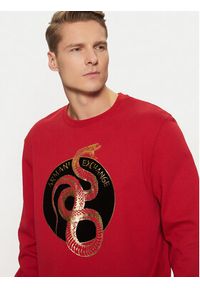 Armani Exchange Bluza XM000216 AF10830 U5075 Czerwony Regular Fit. Kolor: czerwony. Materiał: bawełna #4