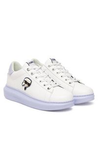 Karl Lagerfeld - KARL LAGERFELD Sneakersy KL62530N Biały. Kolor: biały. Materiał: skóra