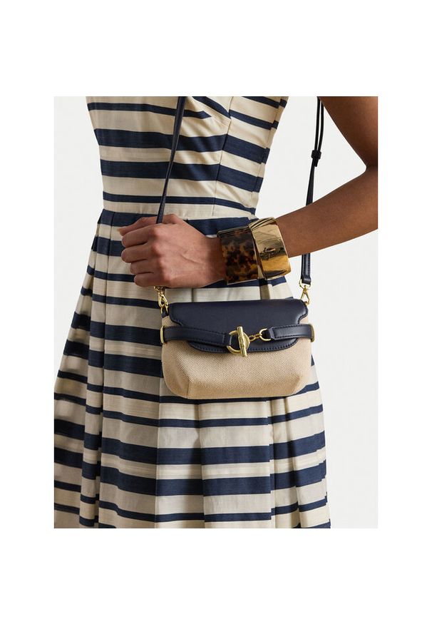 Lauren Ralph Lauren - Torebka LAUREN RALPH LAUREN. Kolor: niebieski