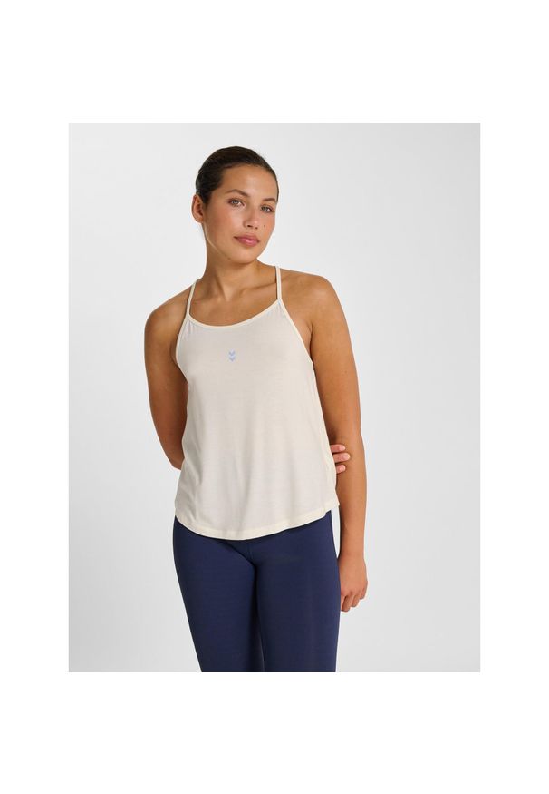 Damski tank top Hummel Yoga Soft. Kolor: biały. Sport: joga i pilates, fitness