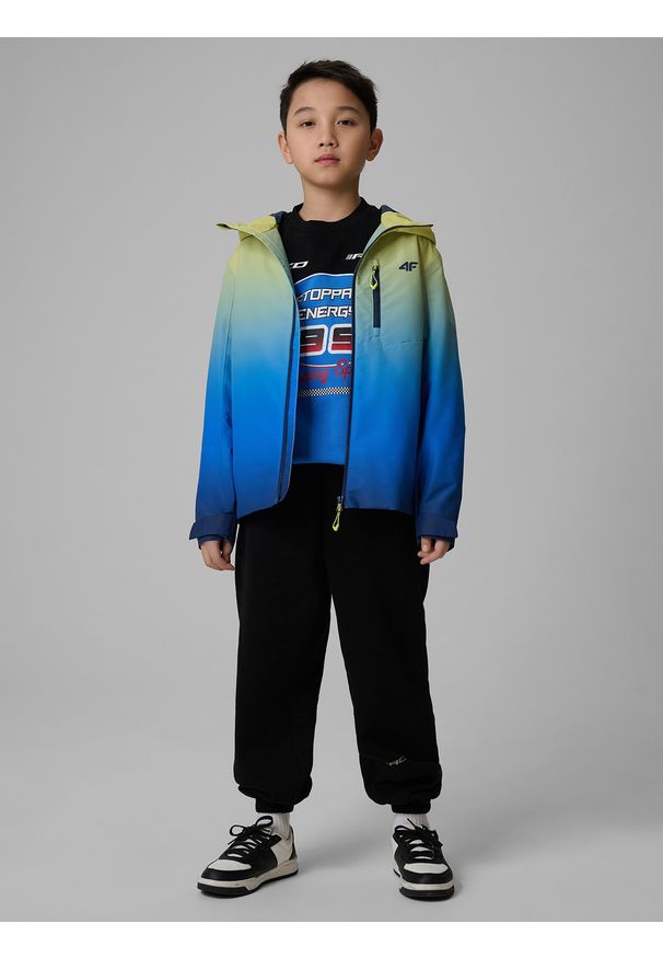 4f - 4F Kurtka przejściowa membrana 5000 chłopięca - multikolor 158 (12-13 lat). Okazja: na co dzień. Kolor: wielokolorowy. Sezon: lato. Styl: casual