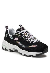 skechers - Skechers Sneakersy D'Lites-Blooming Fields 149794/BKMT Czarny. Kolor: czarny