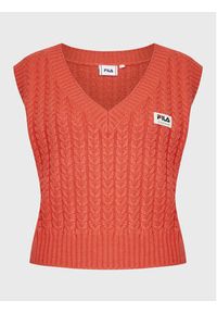 Fila Sweter Tarragona FAW0235 Czerwony Regular Fit. Kolor: czerwony. Materiał: syntetyk #3