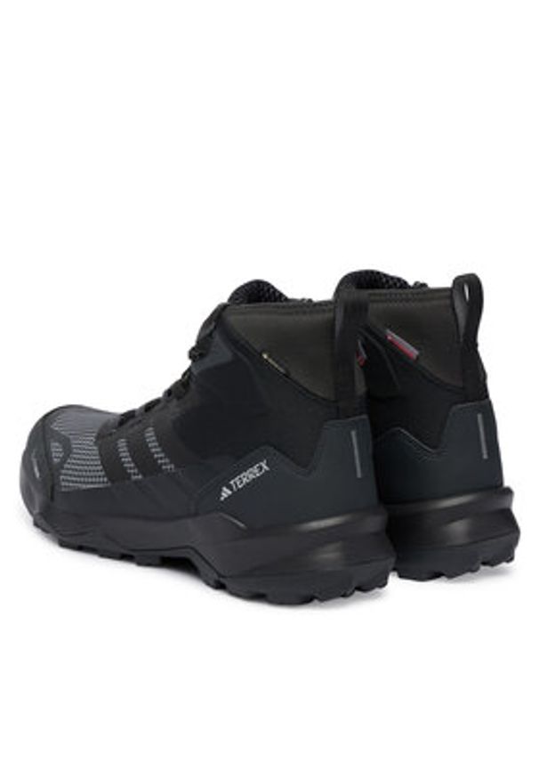 Adidas - adidas Trekkingi Terrex Skychaser AX5 Mid GORE-TEX CLIMAWARM+ JQ2205 Czarny. Kolor: czarny. Materiał: materiał. Technologia: ClimaWarm (Adidas). Model: Adidas Terrex. Sport: turystyka piesza