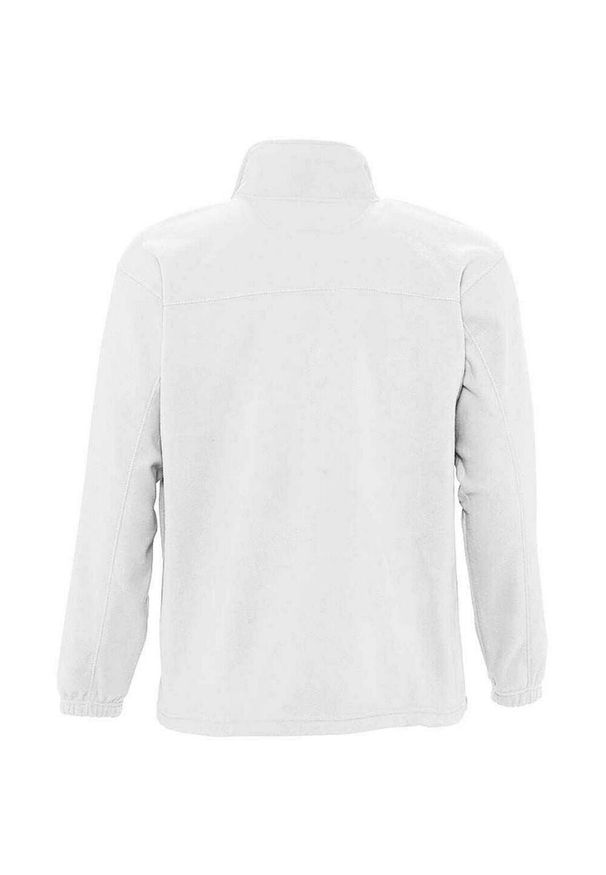 SOL'S - Bluza Polarowa Unisex Dla Dorosłych North. Kolor: biały. Materiał: polar. Sezon: zima