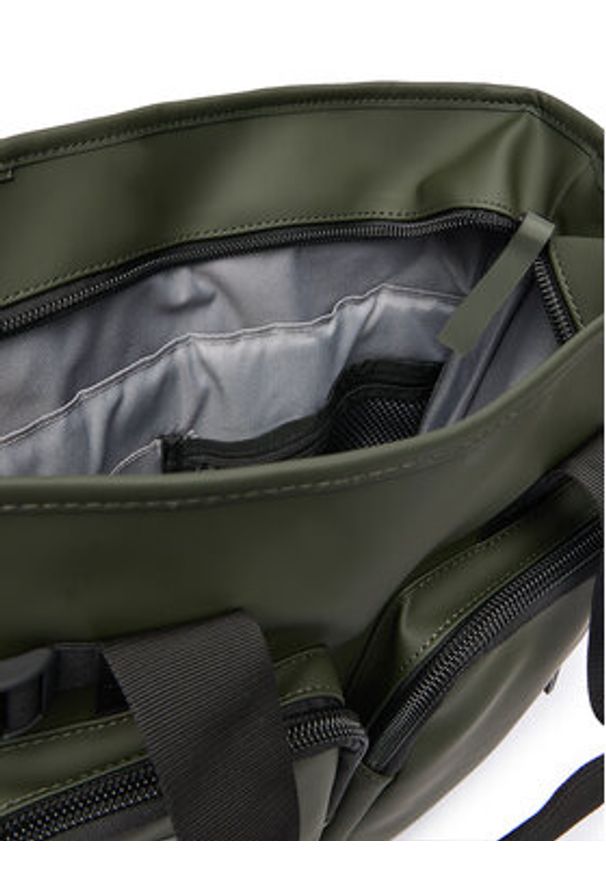 Rains Plecak Texel Tote 14240 Khaki. Kolor: brązowy. Materiał: materiał