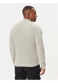 Aeronautica Militare Kardigan 252MA1565UL00409 Beżowy Regular Fit. Kolor: beżowy. Materiał: bawełna #4