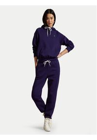 Polo Ralph Lauren Spodnie dresowe 211971700008 Granatowy Tapered Fit. Kolor: niebieski. Materiał: bawełna #5