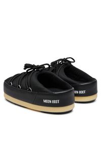 Moon Boot Klapki Evx 80D1470030 Czarny. Kolor: czarny. Materiał: skóra
