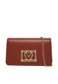 Love Moschino - LOVE MOSCHINO Torebka JC5602PP1NLI0312 Brązowy. Kolor: brązowy. Materiał: skórzane
