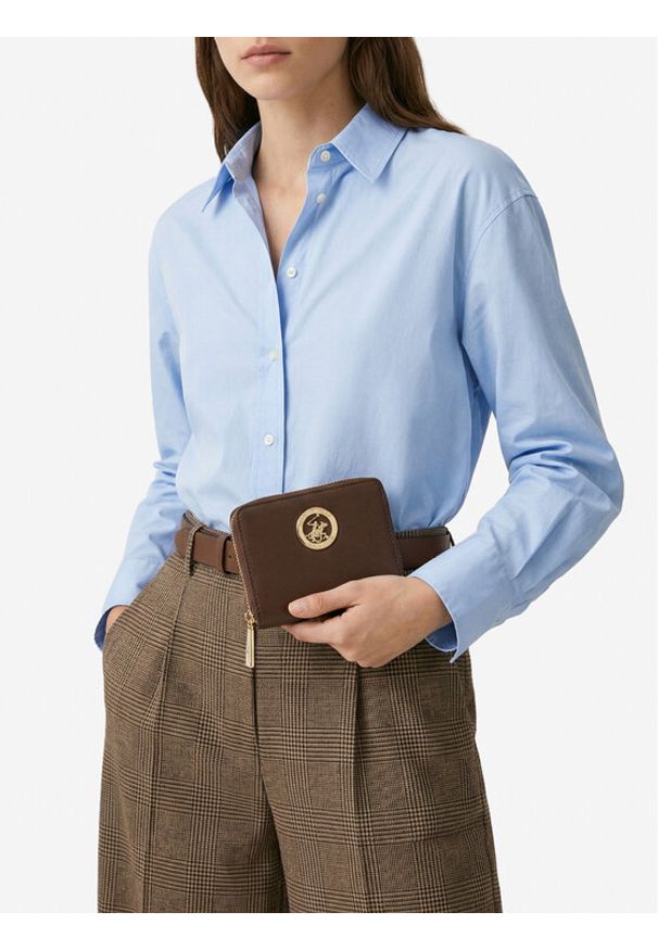 Beverly Hills Polo Club Portfel CEO-BHPC-W1-005-SS26 Brązowy. Kolor: brązowy. Materiał: materiał