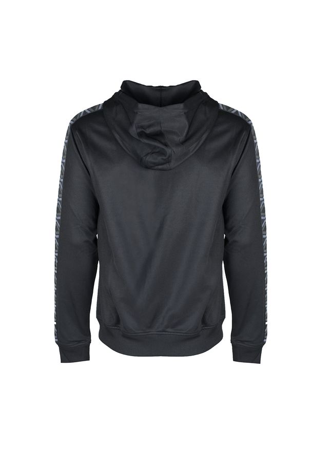 Les Hommes Bluza "Zip Up" | LHG866 LG852 | Zip Up | Mężczyzna | Czarny. Okazja: na co dzień. Typ kołnierza: kaptur. Kolor: czarny. Materiał: bawełna, poliester. Styl: casual
