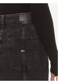 Tommy Jeans Spódnica jeansowa Claire DW0DW17700 Czarny Regular Fit. Kolor: czarny. Materiał: bawełna