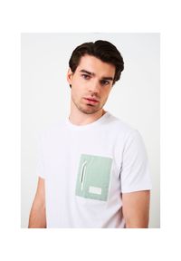 Ochnik - T-shirt męski. Kolor: biały. Materiał: bawełna #2