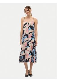Vero Moda Sukienka letnia Josie 10303398 Czarny Regular Fit. Kolor: czarny. Materiał: wiskoza. Sezon: lato