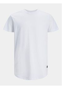 Jack & Jones - Jack&Jones T-Shirt Jjenoa 12113648 Biały Long Line Fit. Kolor: biały. Materiał: bawełna #5