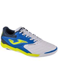 Joma - Buty halowe do piłki nożnej męskie, Cancha 24 IN CANS. Kolor: biały, wielokolorowy, niebieski, żółty