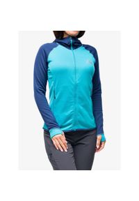 MOUNTAIN EQUIPMENT - Bluza z kapturem damska Mountain Equipment Eclipse Hooded Jacket. Typ kołnierza: kaptur. Kolor: zielony, niebieski, wielokolorowy