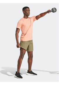 Adidas - adidas Koszulka techniczna Designed for Training IL1443 Pomarańczowy Slim Fit. Kolor: pomarańczowy. Materiał: syntetyk #6