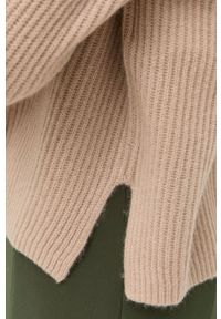 Weekend Max Mara sweter kaszmirowy damski kolor beżowy. Kolor: beżowy. Materiał: kaszmir. Długość rękawa: raglanowy rękaw #4
