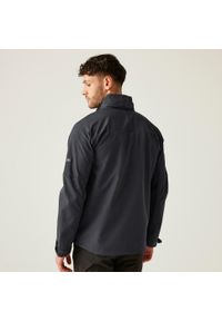 Regatta - Męska kurtka softshell Arana. Kolor: szary. Materiał: softshell. Sport: turystyka piesza #2