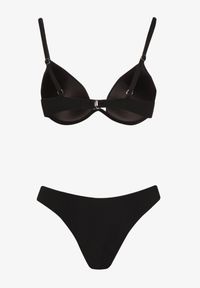 Renee - Czarne Bikini Usztywniany Biustonosz z Zapięciem z Tyłu i Majtkami Figami Ermarie. Kolor: czarny #3