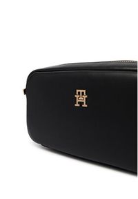 TOMMY HILFIGER - Tommy Hilfiger Torebka Th Essential Camera Bag AW0AW18370 Czarny. Kolor: czarny. Materiał: skórzane #6
