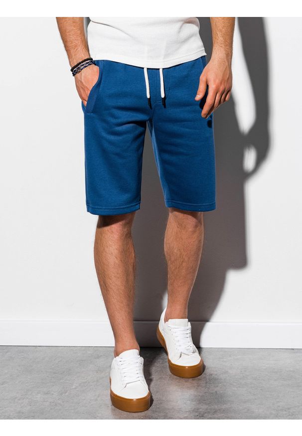 Niebieskie szorty Ombre Clothing krótkie