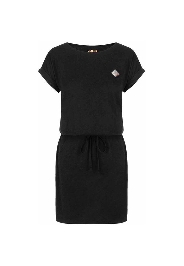 ZONE PERFECT - Klasyczna krótka sukienka damska Loap Bluda S z lekkiego materiału. Kolor: fioletowy. Materiał: materiał. Sezon: lato. Typ sukienki: sportowe. Styl: klasyczny. Długość: mini