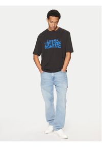 Hugo - HUGO T-Shirt Nafralo 50533528 Czarny Regular Fit. Kolor: czarny. Materiał: bawełna #4