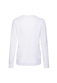 FRUIT OF THE LOOM - Lekki Sweter Raglanowy Dla Kobiet. Kolor: biały. Długość rękawa: raglanowy rękaw