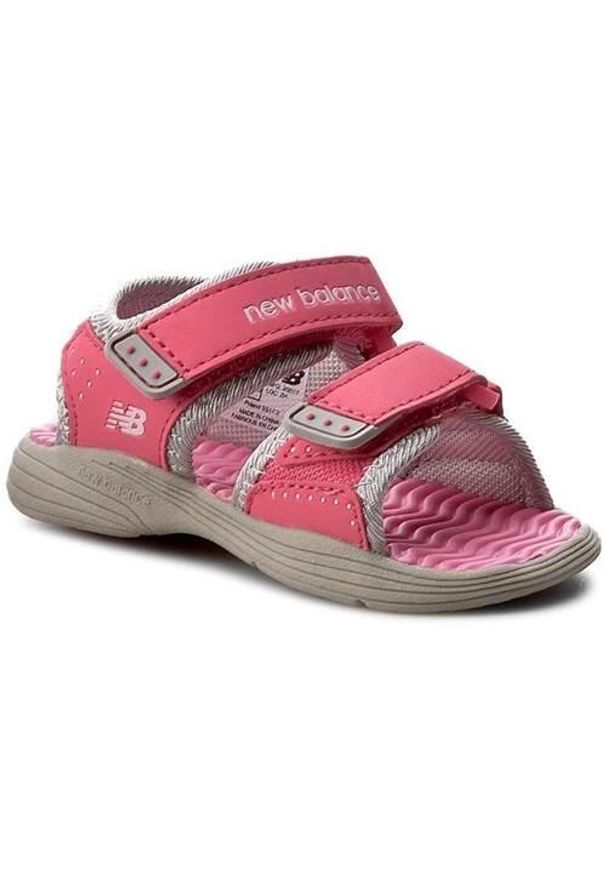 Buty do chodzenia niemowlęce New Balance Kids Poolside Sandal. Zapięcie: rzepy. Kolor: wielokolorowy, różowy, szary. Materiał: materiał, syntetyk. Szerokość cholewki: normalna. Sport: turystyka piesza