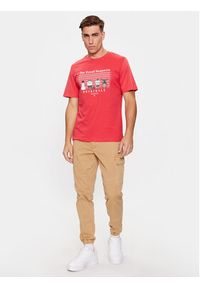 Jack & Jones - Jack&Jones T-Shirt 12246605 Czerwony Standard Fit. Kolor: czerwony. Materiał: bawełna