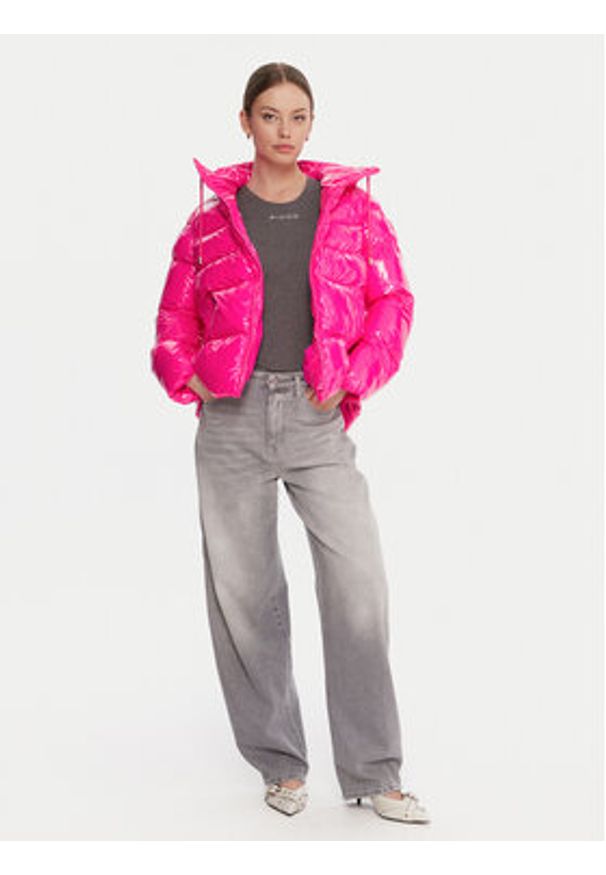 Pinko - PINKO Kurtka zimowa Eleodoro 101597 A2P7 Różowy Regular Fit. Kolor: różowy. Materiał: syntetyk. Sezon: zima